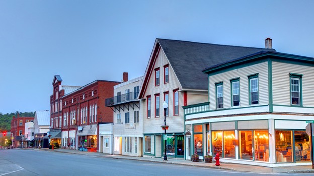 Downtown Farmington Maine neighborhood